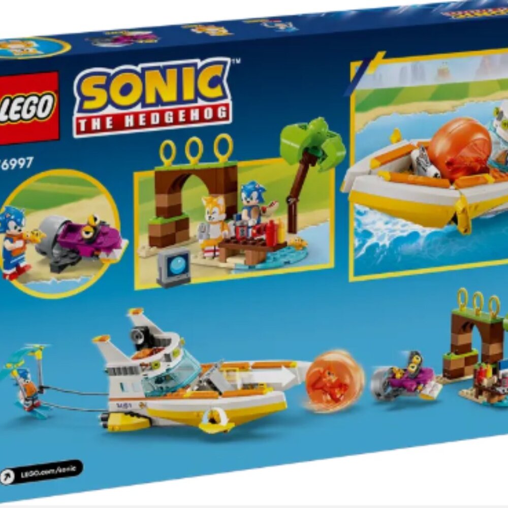 Sonic the Hedgehog Tails' Adventure Boat Legos NIB.